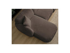 Anda - Canapé D'Angle Fixe Modulable - Tissu Chenille - Angle Gauche