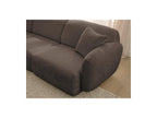 Anda - Canapé D'Angle Fixe Modulable - Tissu Chenille - Angle Gauche