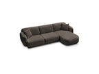 Anda - Fixed Modular Corner Sofa - Chenille Fabric - Right-Hand Corner