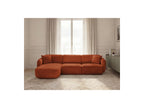Anda - Canapé D'Angle Fixe Modulable - Tissu Chenille - Angle Gauche