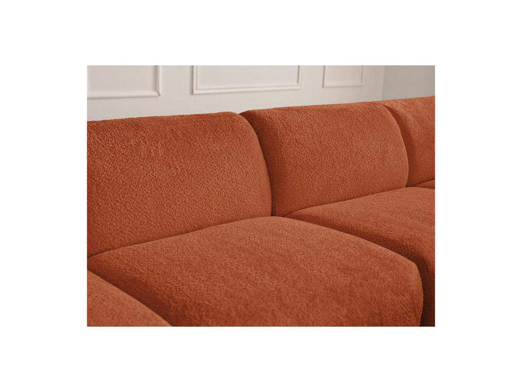 Anda - Fixed Modular Corner Sofa - Chenille Fabric - Right-Hand Corner
