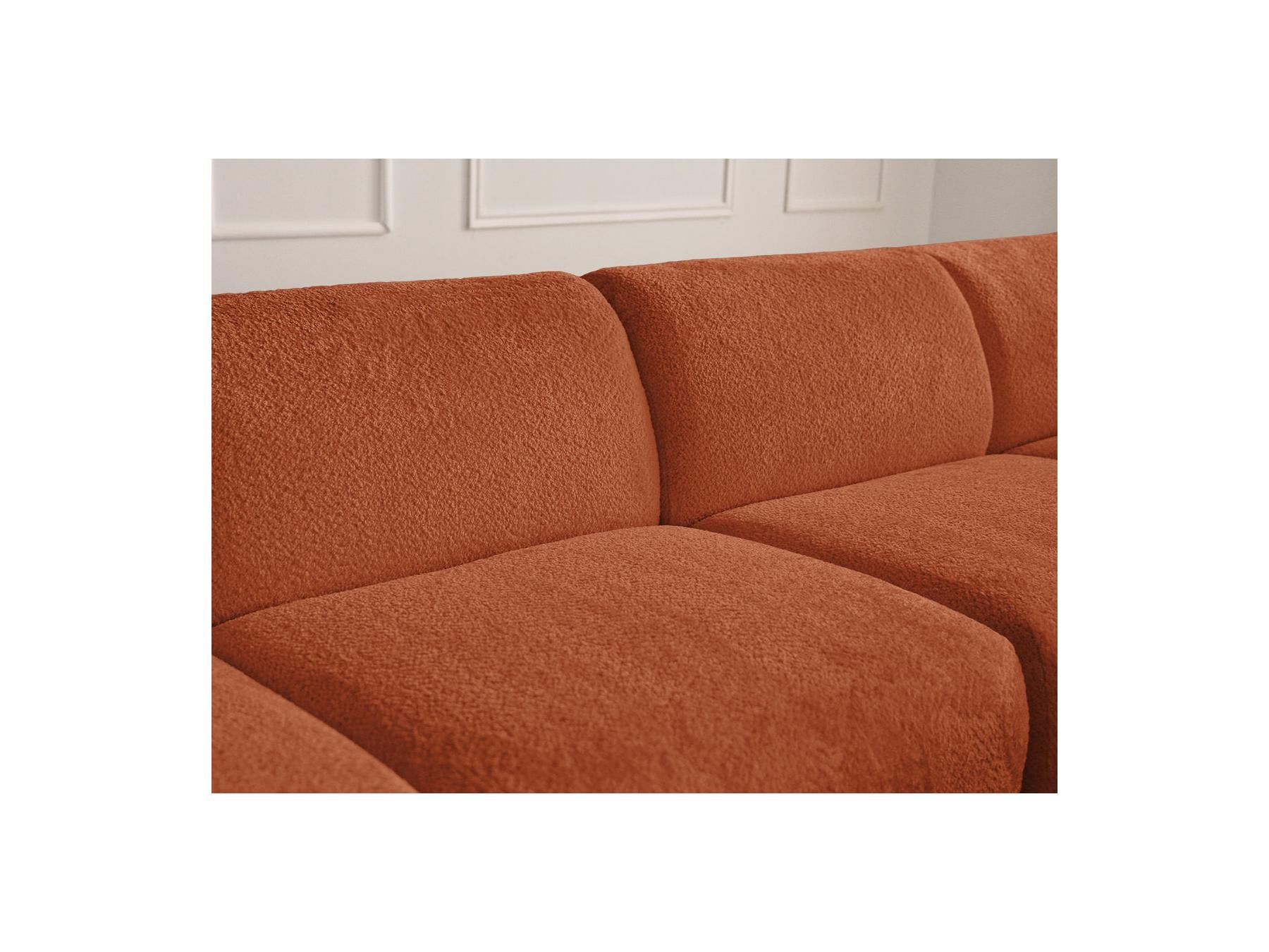 Anda - Fixed Modular Corner Sofa - Chenille Fabric - Right-Hand Corner