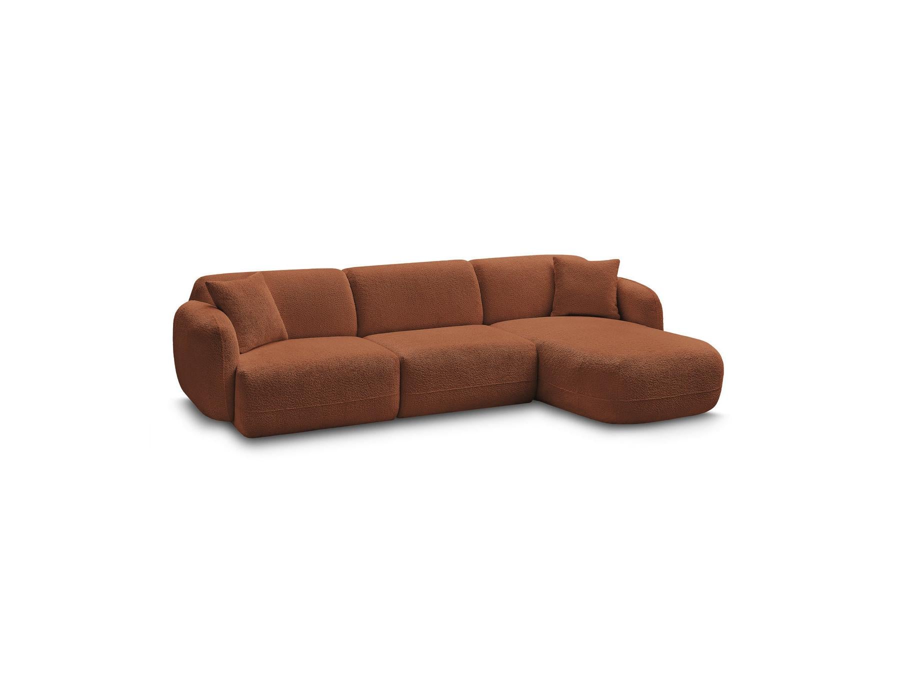 Anda - Fixed Modular Corner Sofa - Chenille Fabric - Right-Hand Corner