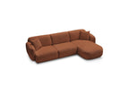 Anda - Fixed Modular Corner Sofa - Chenille Fabric - Right-Hand Corner