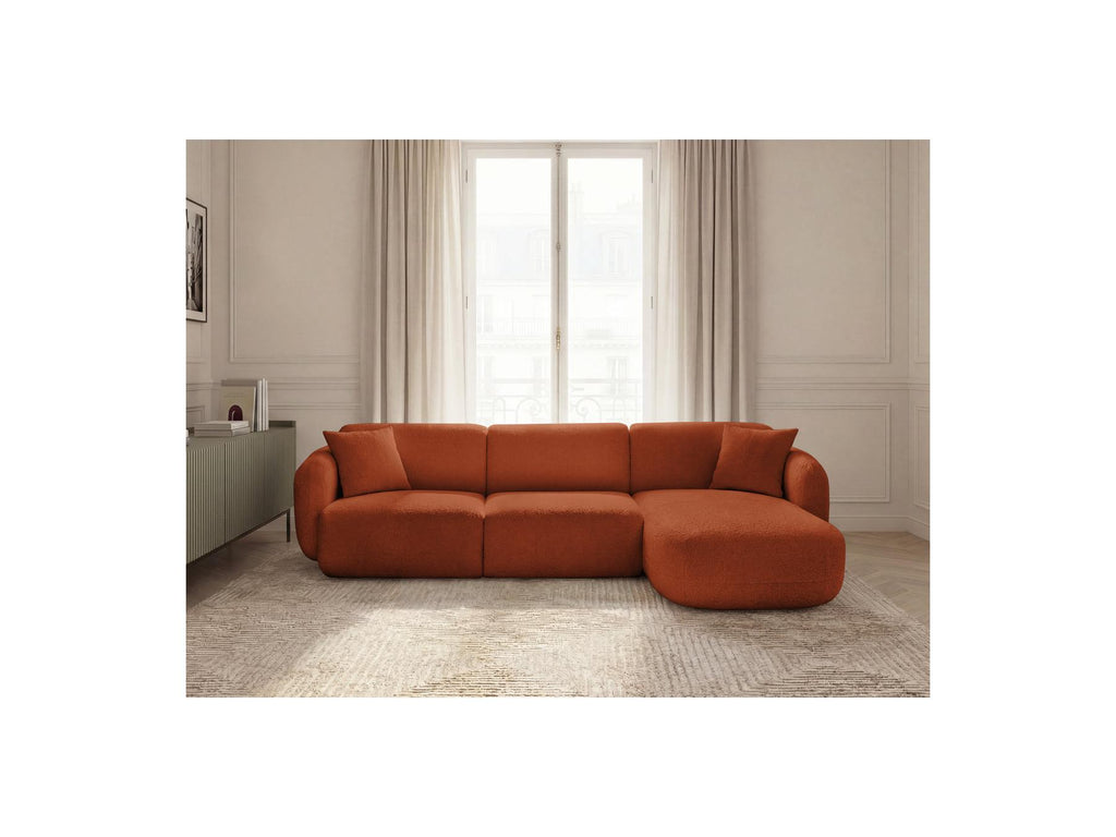 Anda - Fixed Modular Corner Sofa - Chenille Fabric - Right-Hand Corner