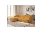 Anda - Canapé D'Angle Fixe Modulable - Tissu Chenille - Angle Gauche