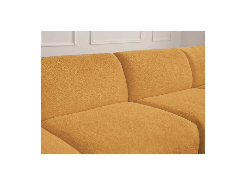 Anda - Fixed Modular Corner Sofa - Chenille Fabric - Right-Hand Corner