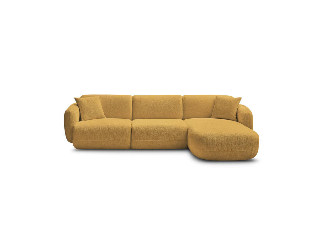 Anda - Fixed Modular Corner Sofa - Chenille Fabric - Right-Hand Corner