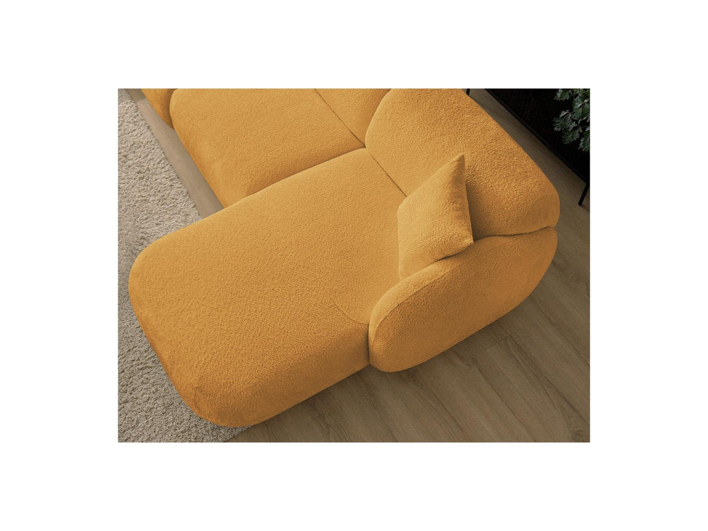 Anda - Fixed Modular Corner Sofa - Chenille Fabric - Right-Hand Corner