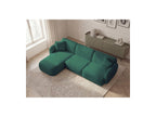 Anda - Canapé D'Angle Fixe Modulable - Tissu Chenille - Angle Gauche