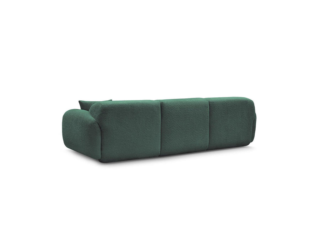 Anda - Canapé D'Angle Fixe Modulable - Tissu Chenille - Angle Gauche