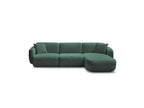 Anda - Fixed Modular Corner Sofa - Chenille Fabric - Right-Hand Corner