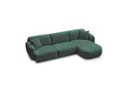 Anda - Fixed Modular Corner Sofa - Chenille Fabric - Right-Hand Corner
