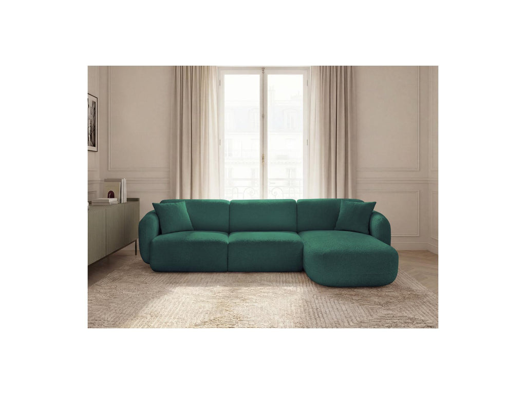 Anda - Fixed Modular Corner Sofa - Chenille Fabric - Right-Hand Corner