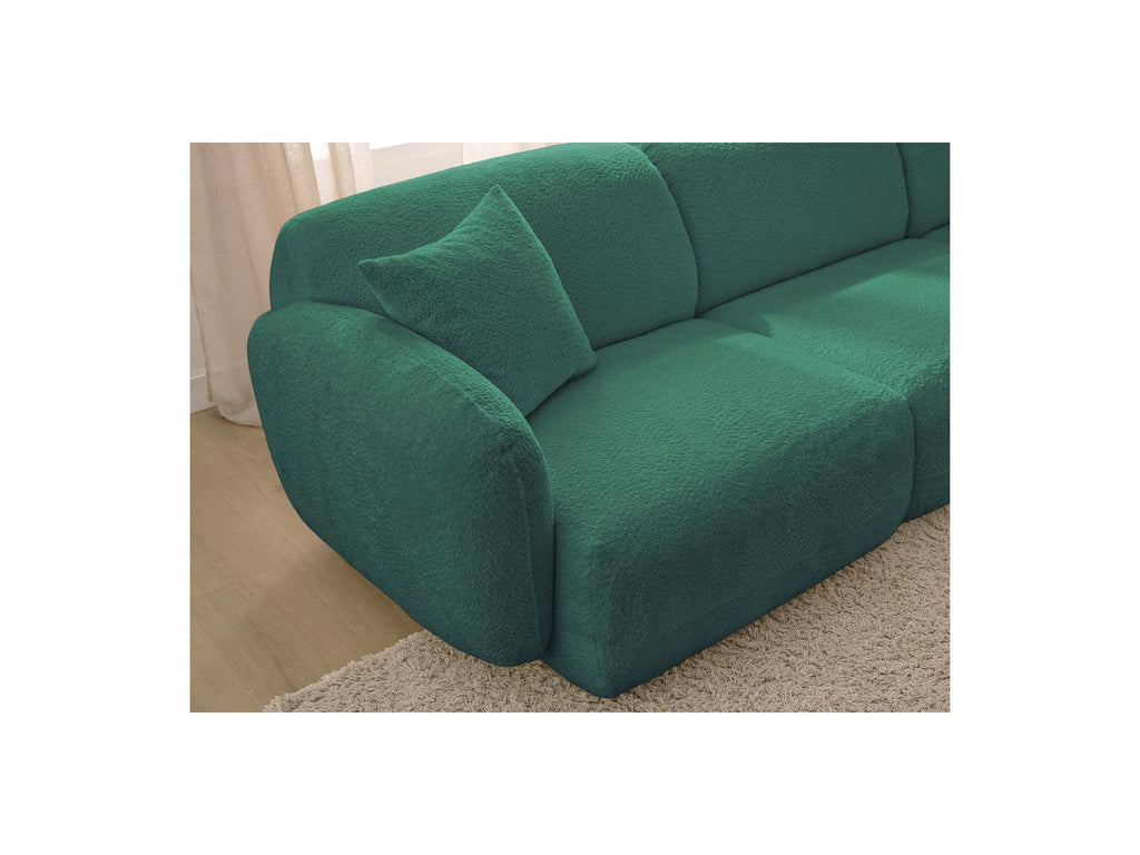 Anda - Fixed Modular Corner Sofa - Chenille Fabric - Right-Hand Corner