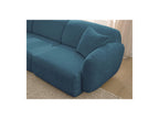 Anda - Canapé D'Angle Fixe Modulable - Tissu Chenille - Angle Gauche