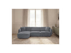 Anda - Canapé D'Angle Fixe Modulable - Tissu Chenille - Angle Gauche