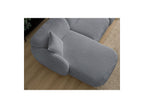 Anda - Canapé D'Angle Fixe Modulable - Tissu Chenille - Angle Gauche