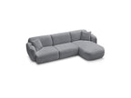 Anda - Fixed Modular Corner Sofa - Chenille Fabric - Right-Hand Corner