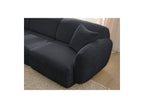 Anda - Canapé D'Angle Fixe Modulable - Tissu Chenille - Angle Gauche