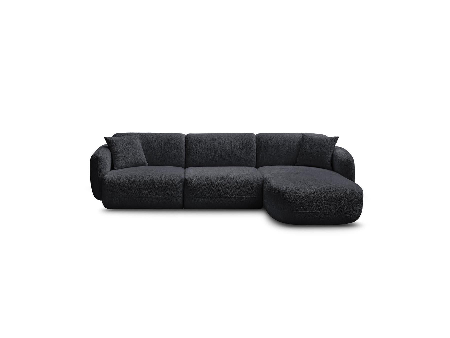 Anda - Fixed Modular Corner Sofa - Chenille Fabric - Right-Hand Corner