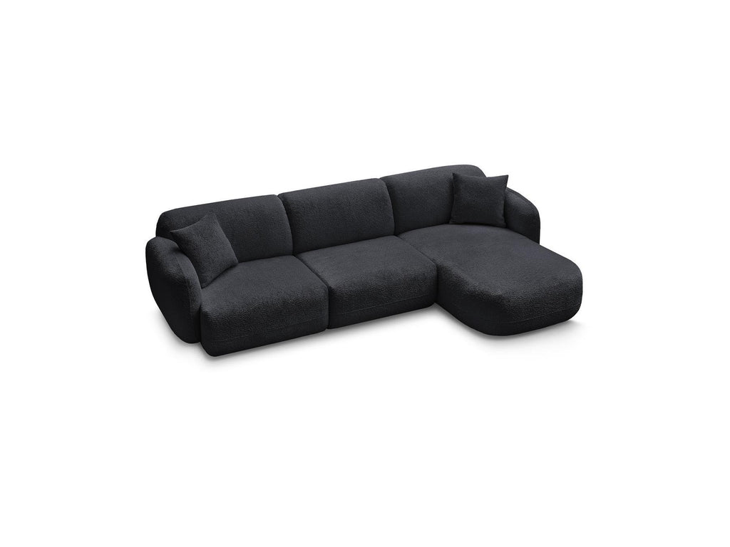 Anda - Fixed Modular Corner Sofa - Chenille Fabric - Right-Hand Corner