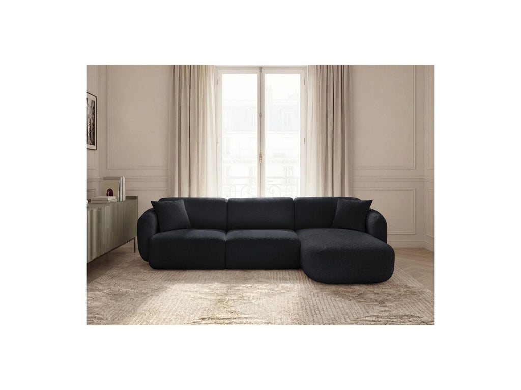 Anda - Fixed Modular Corner Sofa - Chenille Fabric - Right-Hand Corner