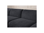 Anda - Canapé D'Angle Fixe Modulable - Tissu Chenille - Angle Gauche