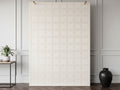 Owen - Low-Pile Rug with Abstract Pattern - White