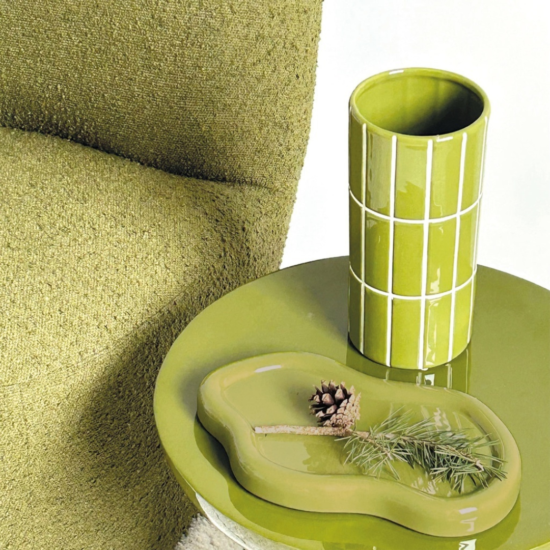 Noa Tile Effect Vase