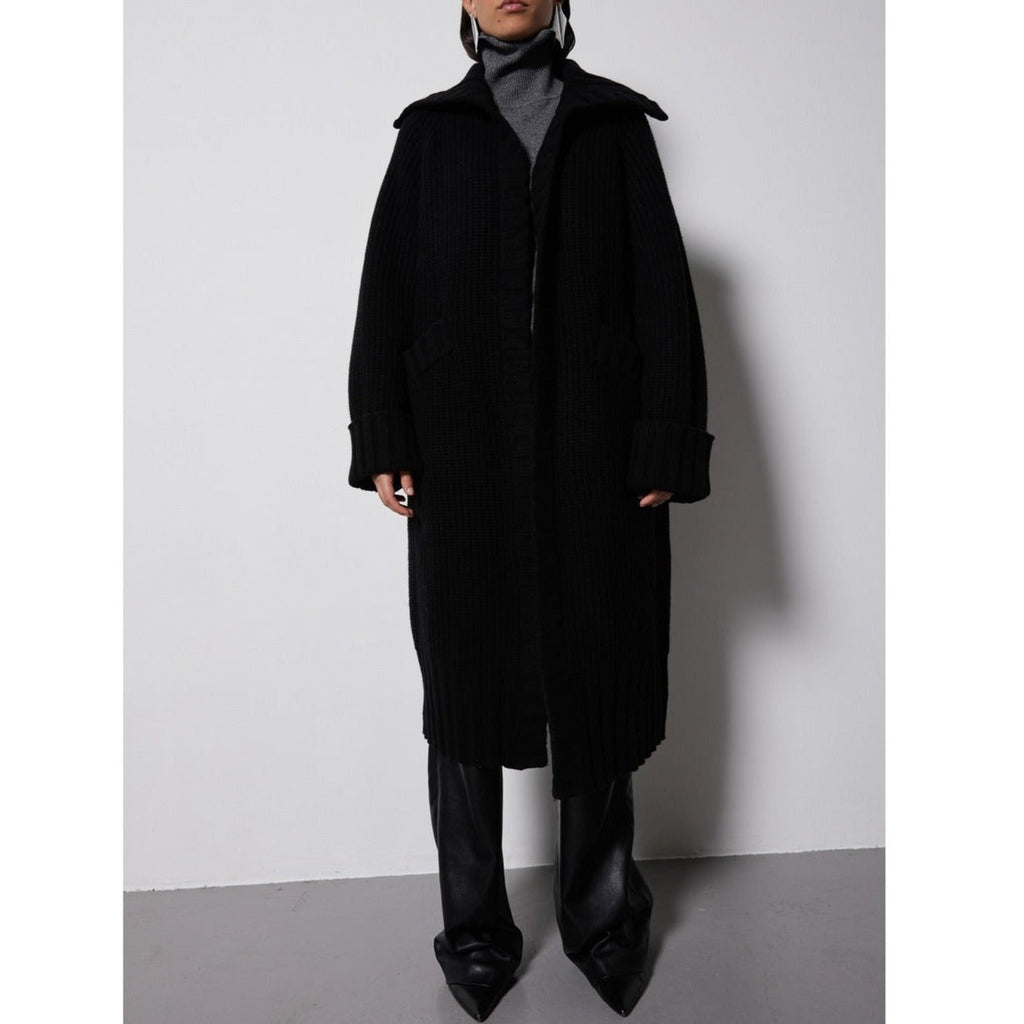 Manteau Long Melikan - Noir