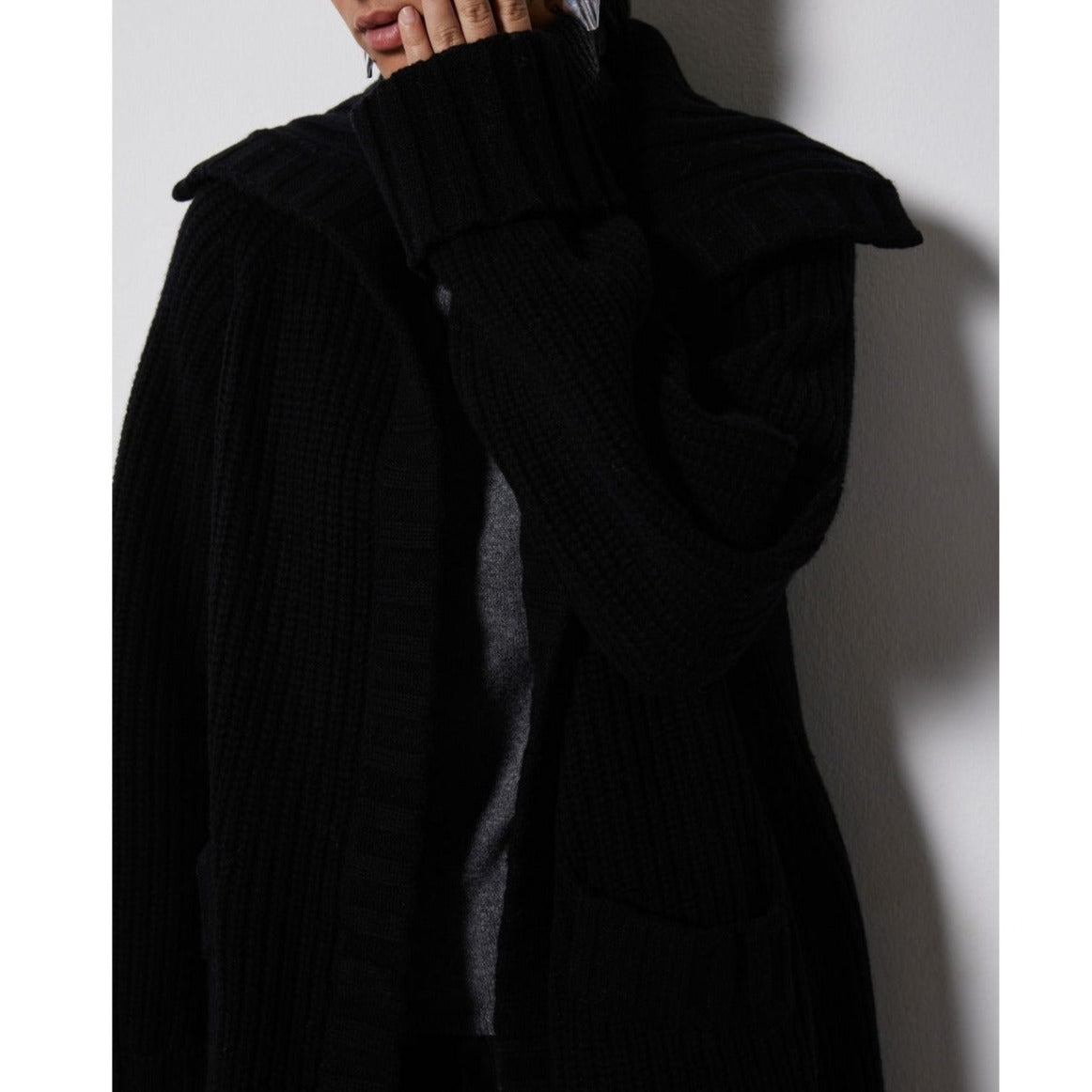 Manteau Long Melikan - Noir