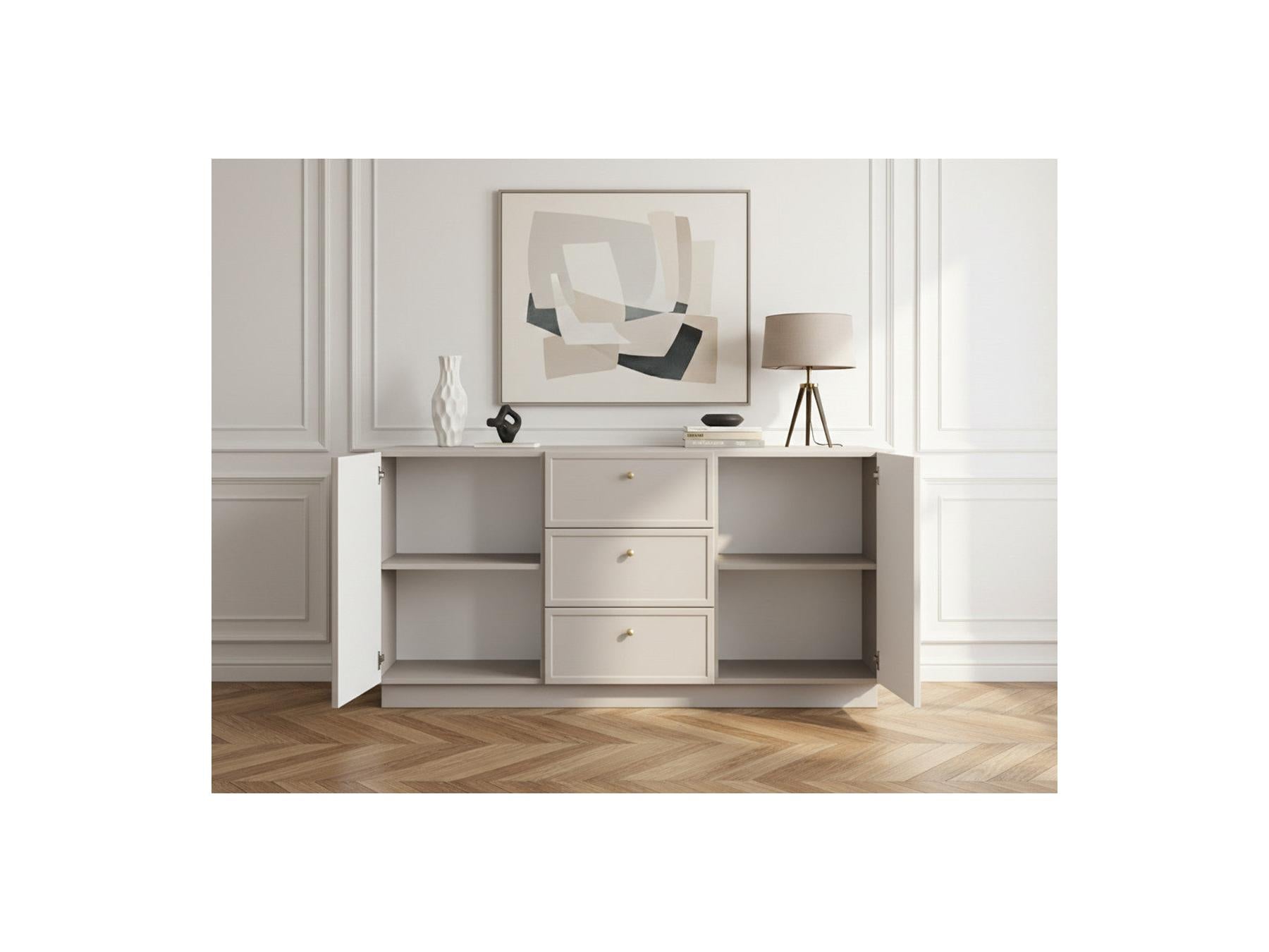Lorina - Buffet 2 Portes 3 Tiroirs