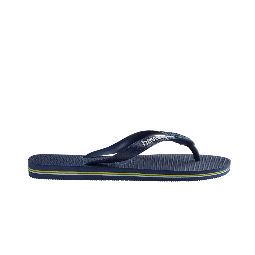 Havaianas - Tongs Brasil Logo Navy Blue