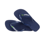 Havaianas - Tongs Brasil Logo Navy Blue