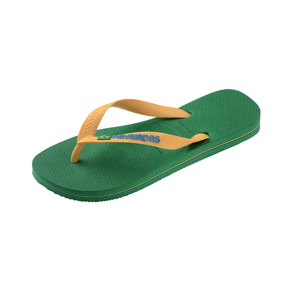 Havaianas - Brasil Logo Green Yellow Flip-Flops