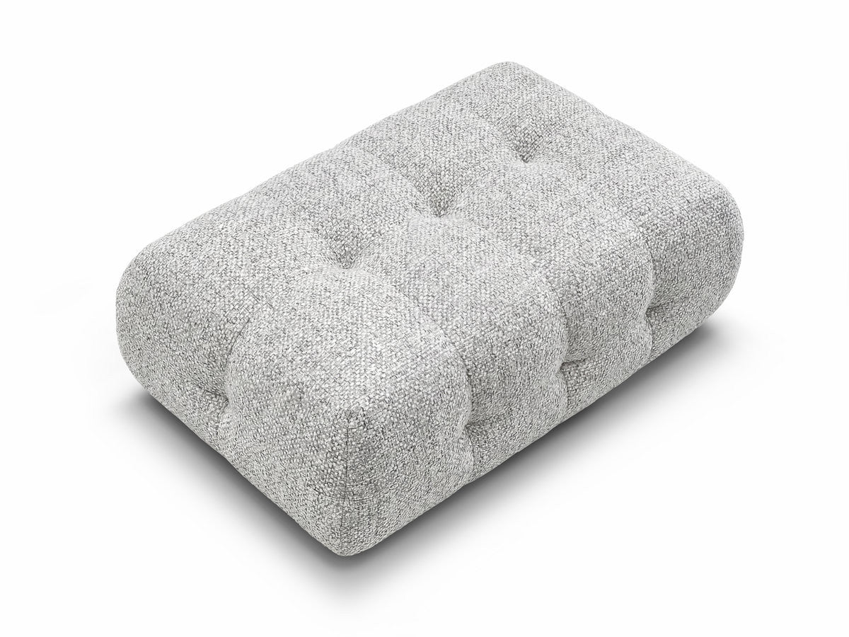 Large Laura Pouffe in Mottled Fabric