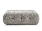 Large Laura Pouffe in Mottled Fabric