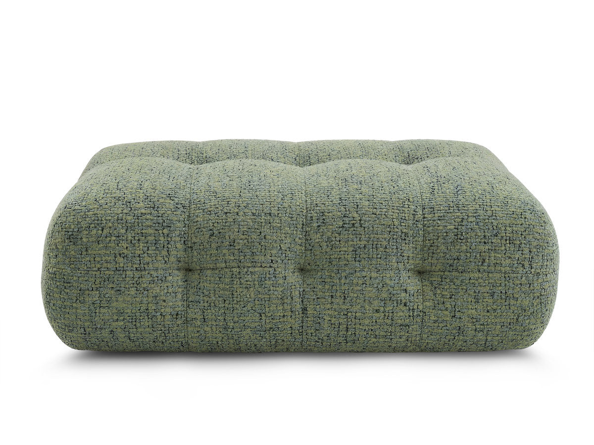 Large Laura Pouffe in Mottled Fabric