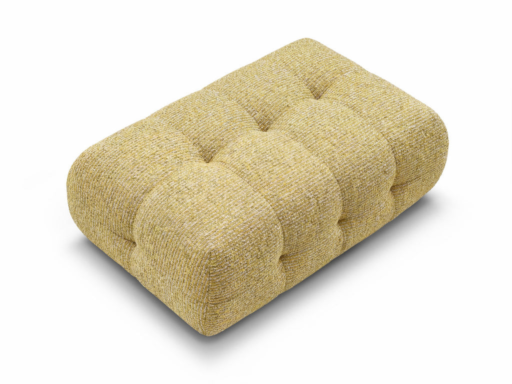 Large Laura Pouffe in Mottled Fabric