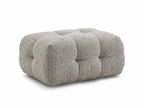 Small Laura Ottoman in Mottled Fabric