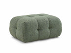 Small Laura Ottoman in Mottled Fabric
