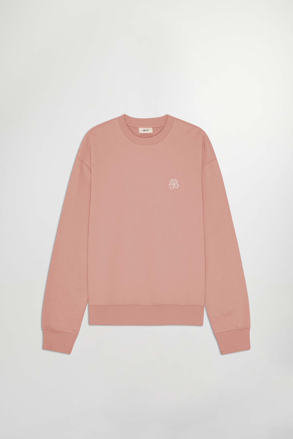 David Crew Emb Sweatshirt - Rose Dust