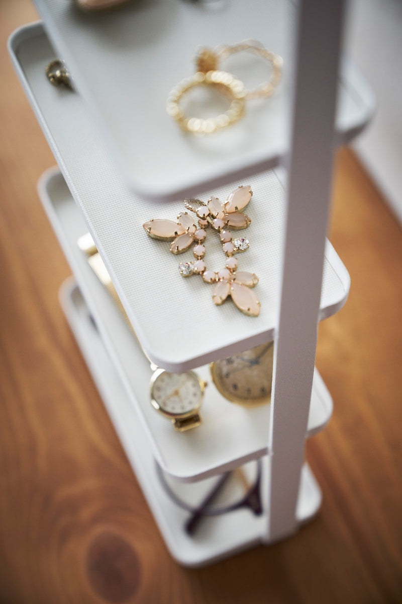 Jewellery & Accessory Stand - Tower - White