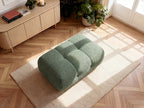 Small Laura Ottoman in Mottled Fabric