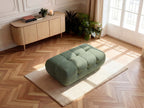 Large Laura Pouffe in Mottled Fabric