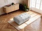 Large Laura Pouffe in Mottled Fabric