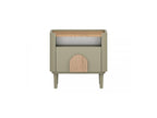 Enyra - Lot De 2 Tables De Chevet 1 Tiroir - Pieds Bois Massif