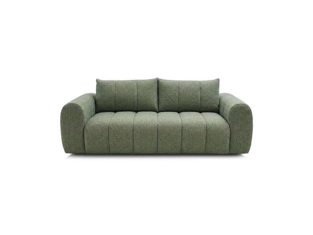 Nesty - Canapé Droit Fixe 3 Places - Tissu Chiné