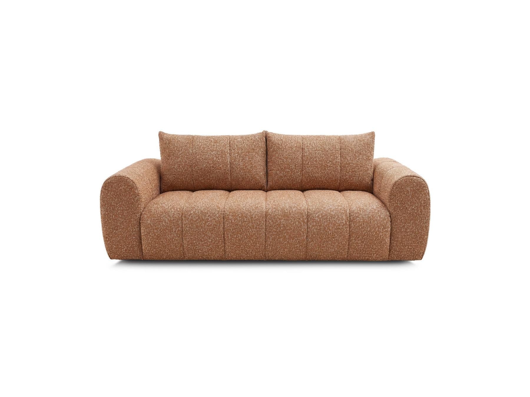 Nesty - Canapé Droit Fixe 3 Places - Tissu Chiné